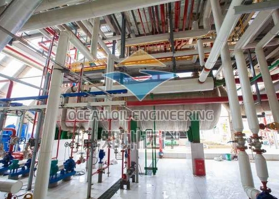 PLC নিয়ন্ত্রণ কাস্টমাইজড তাপমাত্রা সহ স্টেইনলেস স্টীল তেল প্রিট্রিটমেন্ট প্ল্যান্ট