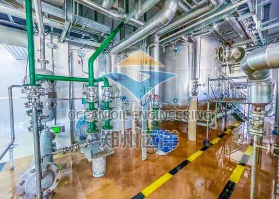 220V / 380V ভোজ্য তেল এসএস রিফাইনারি প্ল্যান্ট এবং কার্বন ইস্পাত সম্পূর্ণ স্বয়ংক্রিয়