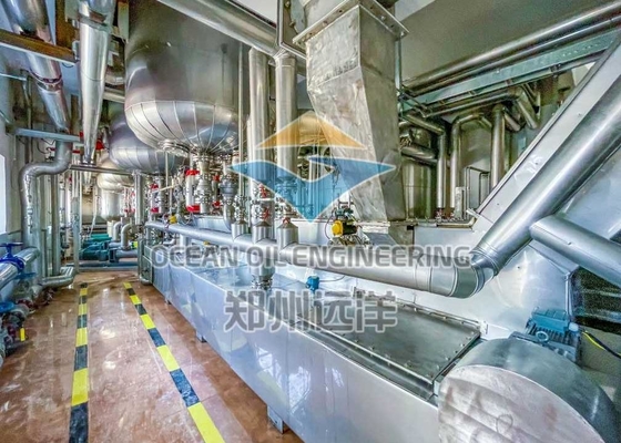 PLC কন্ট্রোল সিস্টেম পাম তেল নিষ্কাশন মেশিন আরও খাবারের জন্য বাষ্প গরম করার সাথে