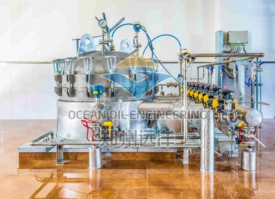 50/60 হার্জ ভোজ্য তেল শোধনাগার প্ল্যান্ট 440V এসএস এবং কার্বন ইস্পাত উপাদান সঙ্গে