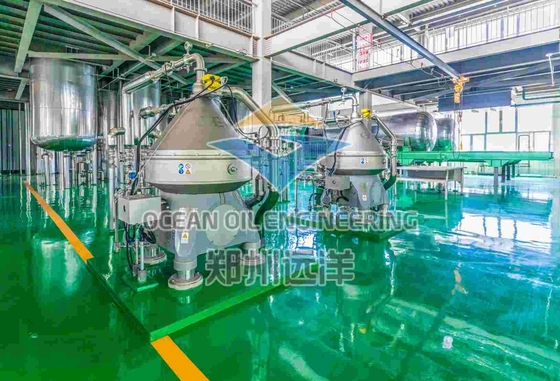আইএসও ৯০০১ রসায়নিক পরিশোধন সরঞ্জাম 200-500TPD উৎপাদন ক্ষমতা সঙ্গে ভোজ্য তেল