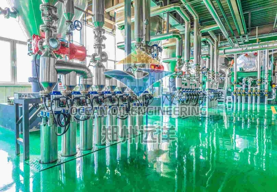 220V/380V বায়োডিজেল উৎপাদন সরঞ্জাম দক্ষতার জন্য বৈদ্যুতিক গরম সঙ্গে
