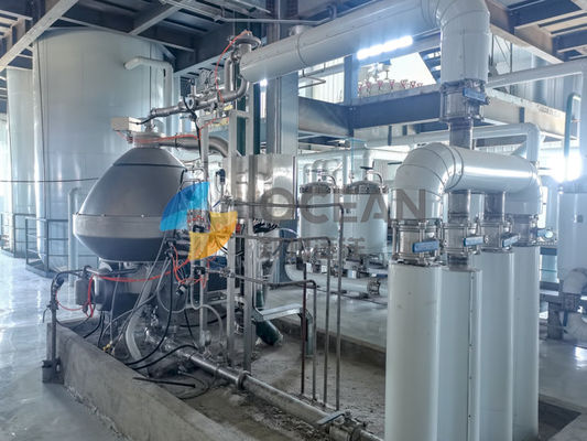 অশোধিত পাম তেল 30-1500TPD এর OEM রাসায়নিক শারীরিক পরিশোধন
