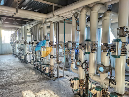 ভোজ্য তেলের সম্পূর্ণ স্বয়ংক্রিয় রাসায়নিক পরিশোধন 1000-1500 টন / দিন