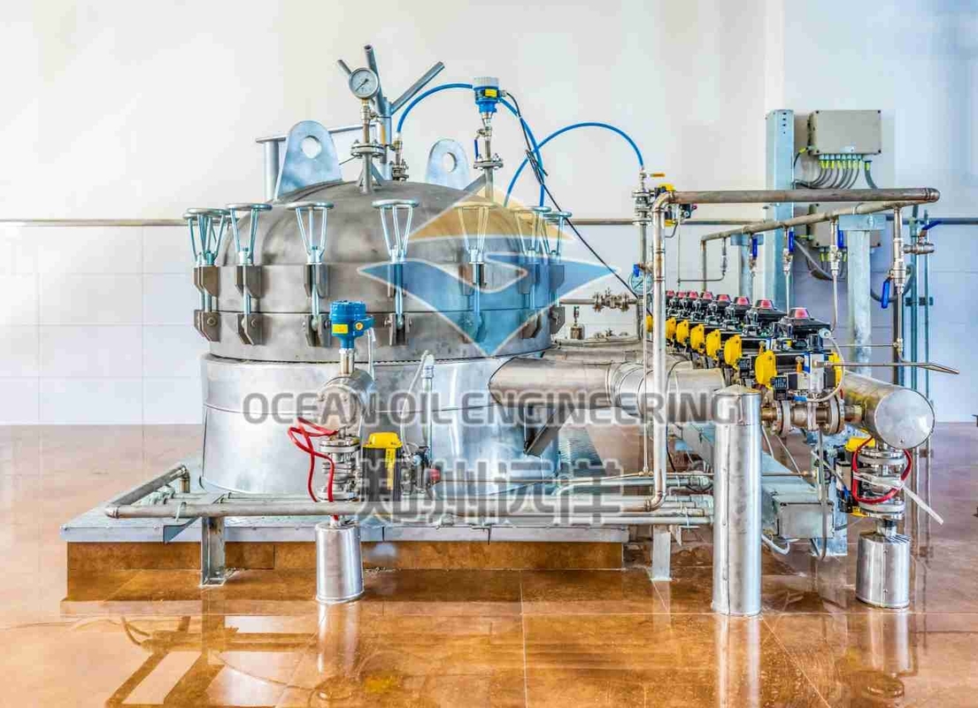 50/60 হার্জ ভোজ্য তেল শোধনাগার প্ল্যান্ট 440V এসএস এবং কার্বন ইস্পাত উপাদান সঙ্গে